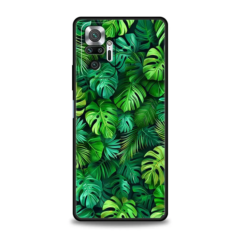 Monstera Green Soft Cover Phone Case