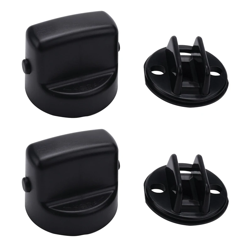 

2X Ignition Start Switch Knob Cap & Insert For Mitsubishi Keyless Lancer Outlander 4408A167 4408A031