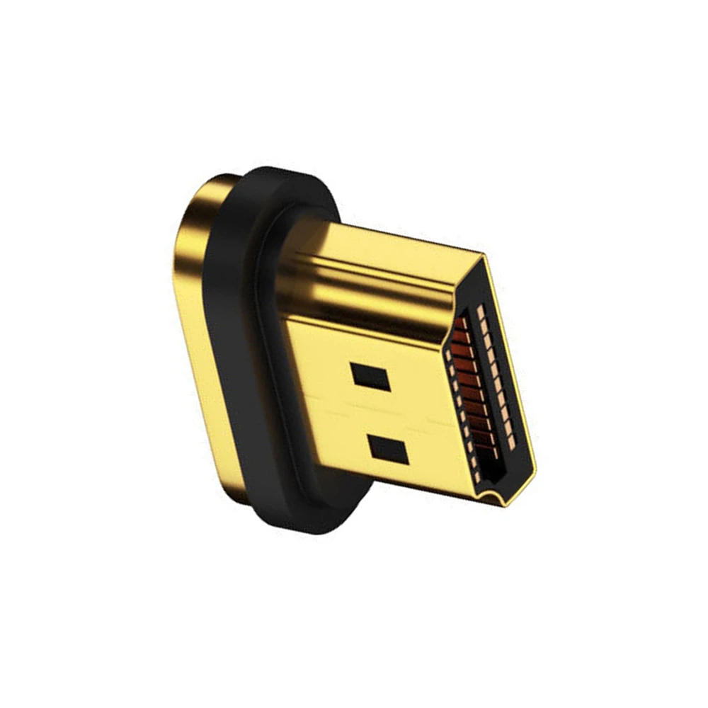 

Магнитный разъем 8K Type-A HDTV 2,1 штекер-гнездо прямой видеоадаптер для ноутбука HDTV