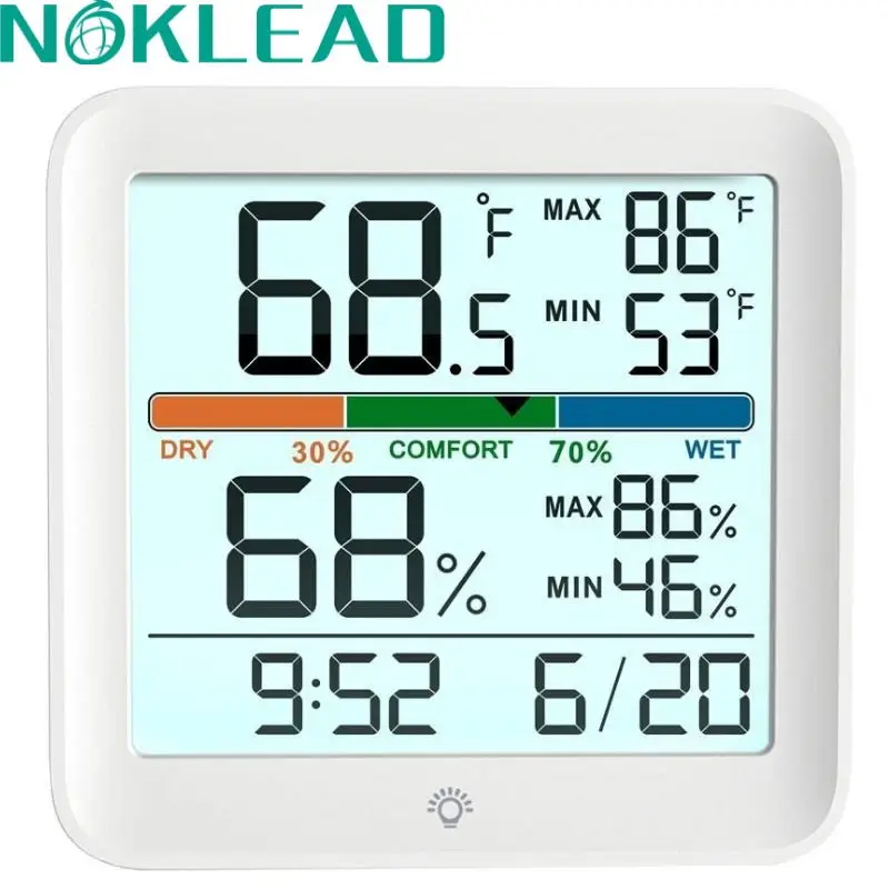 VOCOO Digital Indoor Outdoor Thermometer Hygrometer - Wireless