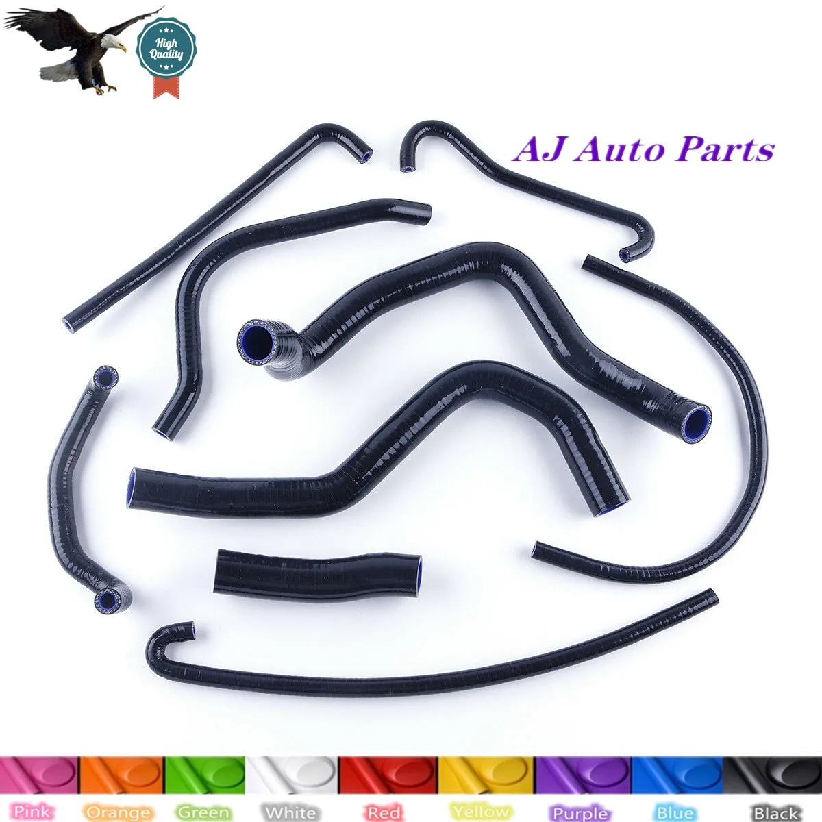 

FOR SUZUKI GSXR 600 2004-2005 GSXR 750 2005 HIGH PERFORMANCE SILICONE RADIATOR COOLANT HOSE（3 -PLY Hose ）