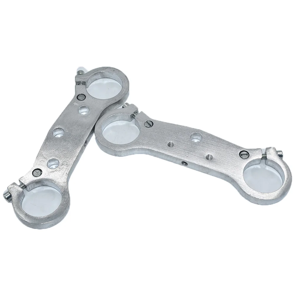 Front Fork Yoke Forks Handlebar Riser Mount Bars inverted shock absorber device upper and lower For Mini Bike