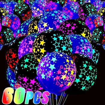Glow-in-the-Dark Fluorescent Balloons – Luminous Latex Party Set 1