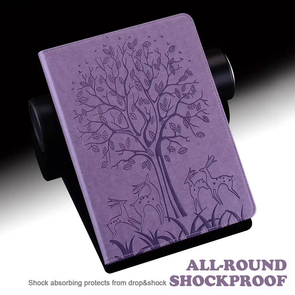 Elegant Deer Design TPU Tablet Cover
