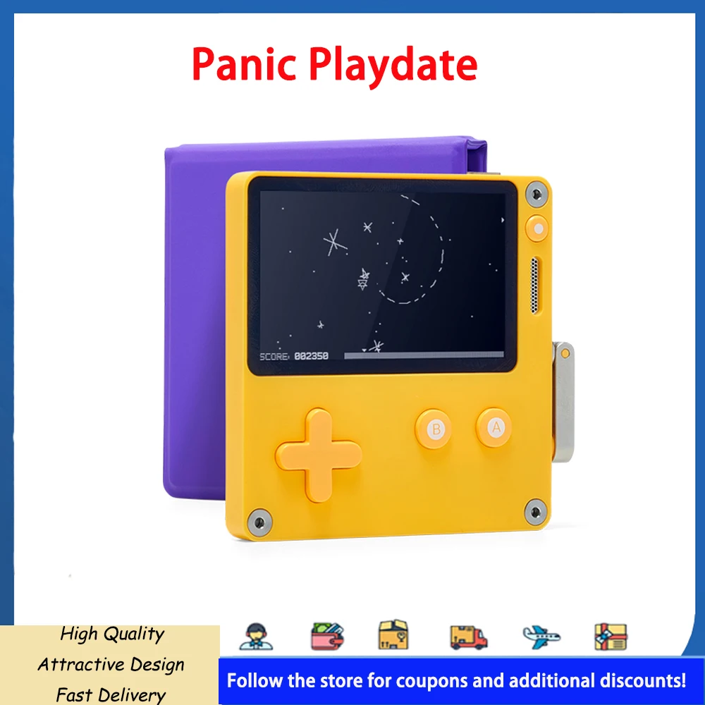 Playdate ゲーム機 黄色 クランク付き携帯ゲーム機「Playdate」に予約