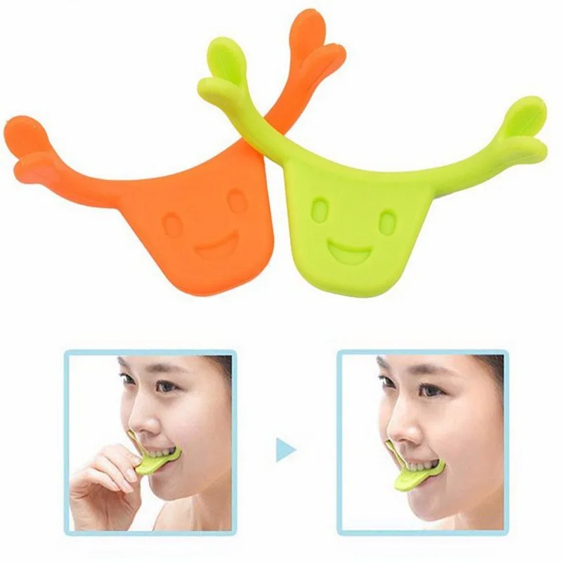 1PCS Silicone Smiling Maker Smile Corrector Face Trainer Charming Smile Trainer Face Lifting Muscle Training Mouth Smile Angle 1pcs silicone smile corrector maker facial smile trainer flexible fitness exerciser face lift jaw workout beauty exercise device