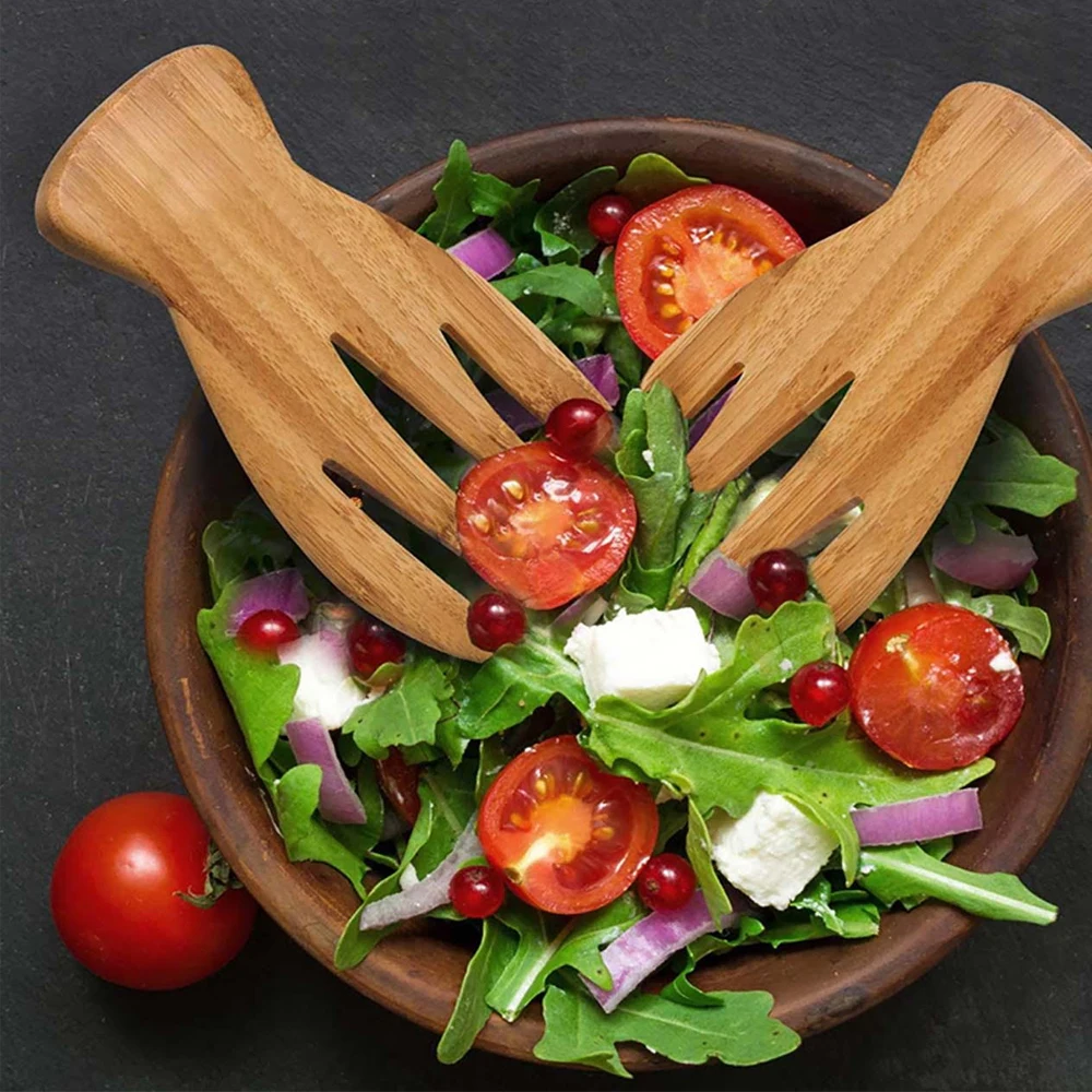 Bamboo Salad Mixing Tool 3 | Bamboo Salad Mixing Tool 3