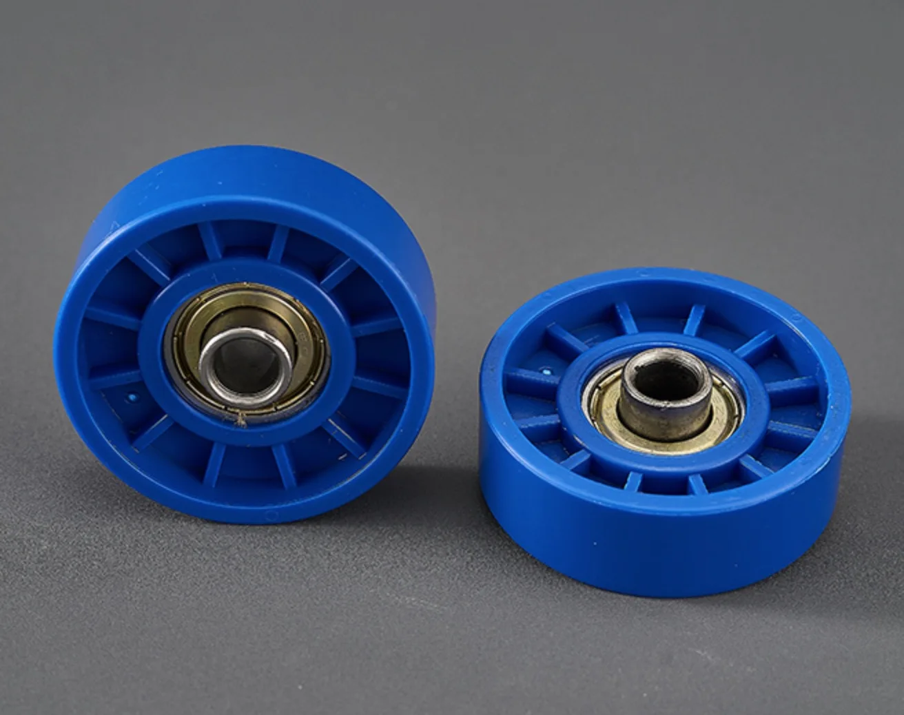 

200pcs Slideway Assembly Line Blue Pulley Bearing Wheel -Out Diameter:48mm Hole d:8mm