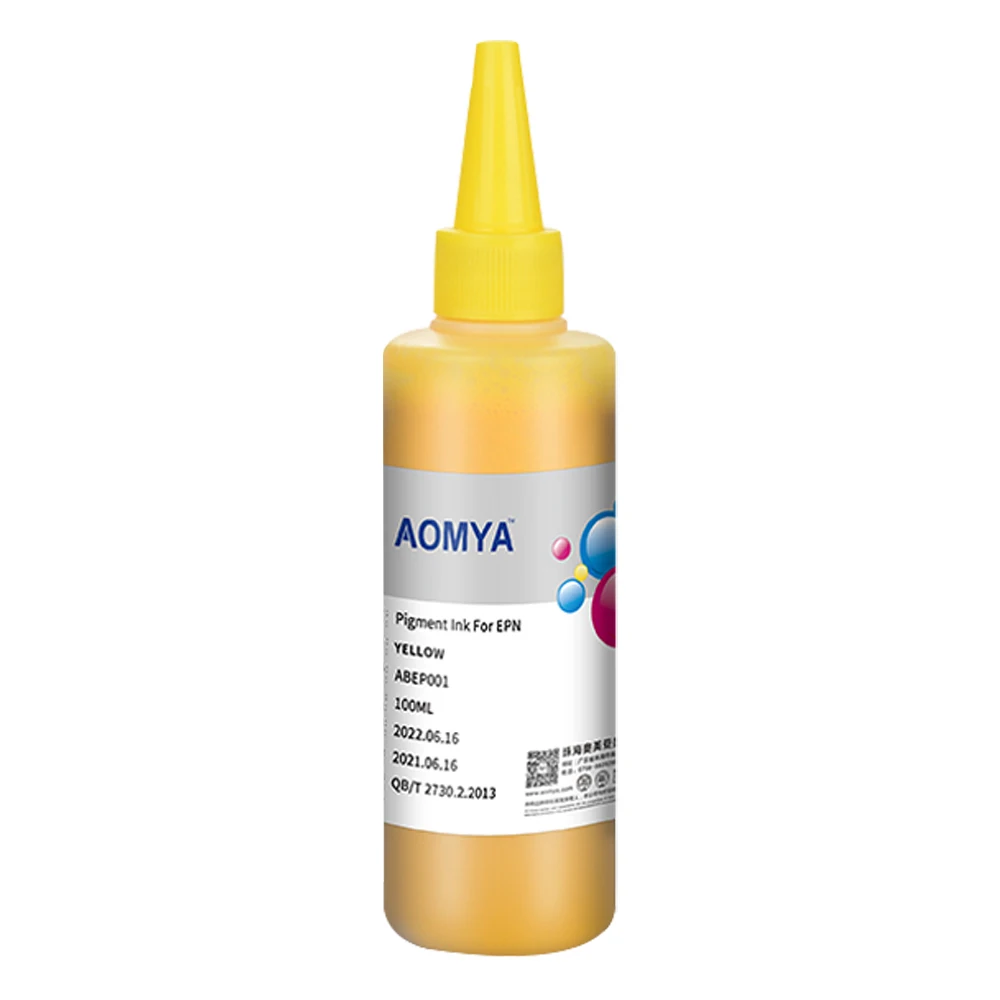 4*100ML Universal Pigment Ink For Epson Inkjet Printers All Models Waterproof Vivid Colors Printing Ink BK C M Y Colors inkjet printer ink
