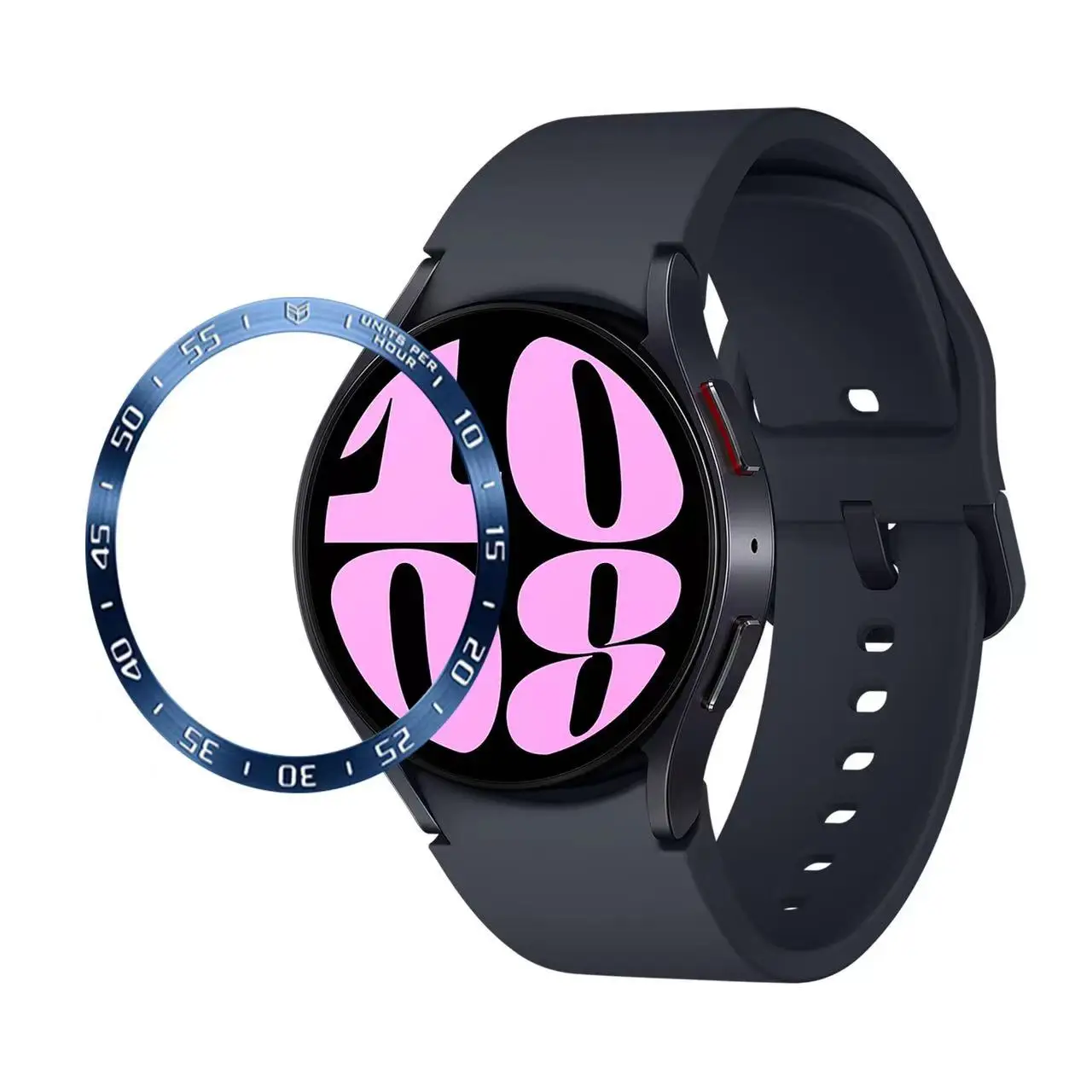 Sleek Metal Time/Speed Scale Bezel Frame Protective Ring