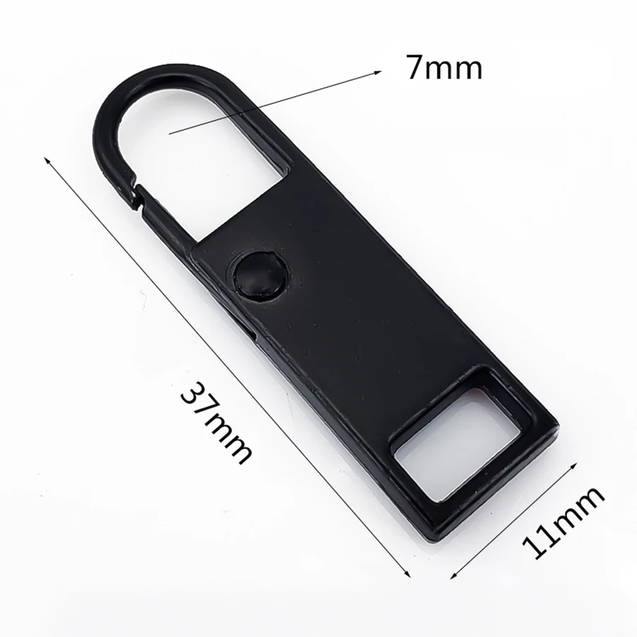 지퍼 풀 교체용 금속 지퍼 손잡이, 고정 장치, 지퍼 탭 수리, 신발 수하물 가방 재킷, 4 개