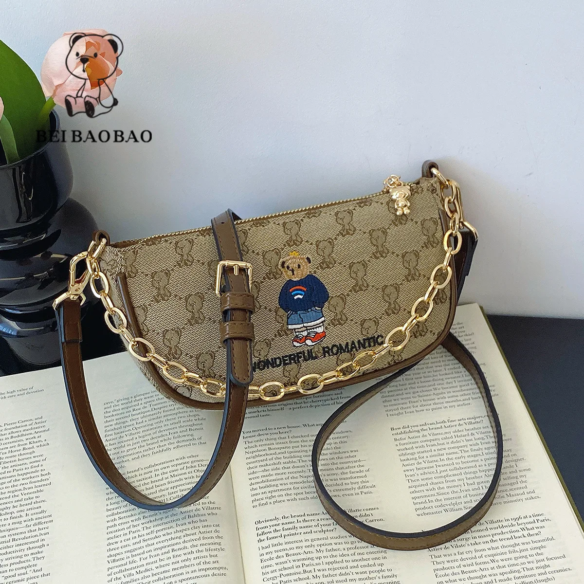 Beibaobao Ladies' new crossbody bag cartoon women's bag shell versatile shoulder Bolso de mujer Одноплечий мешок