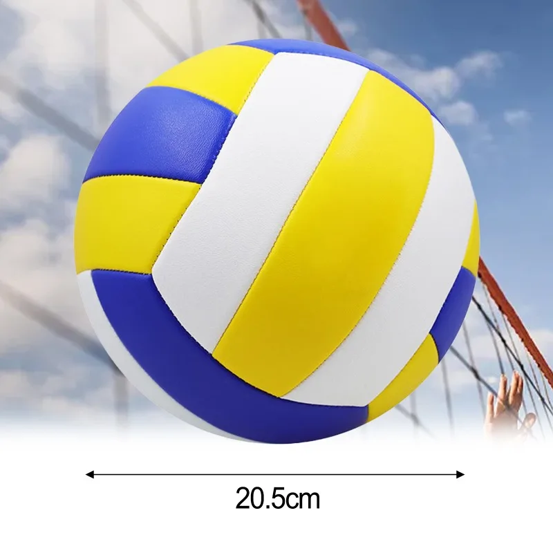 1pc No.5 Volleyball PVC Professional Competition Volleyball For Beach Outdoor Indoor Training Ball Soft Light Airtight