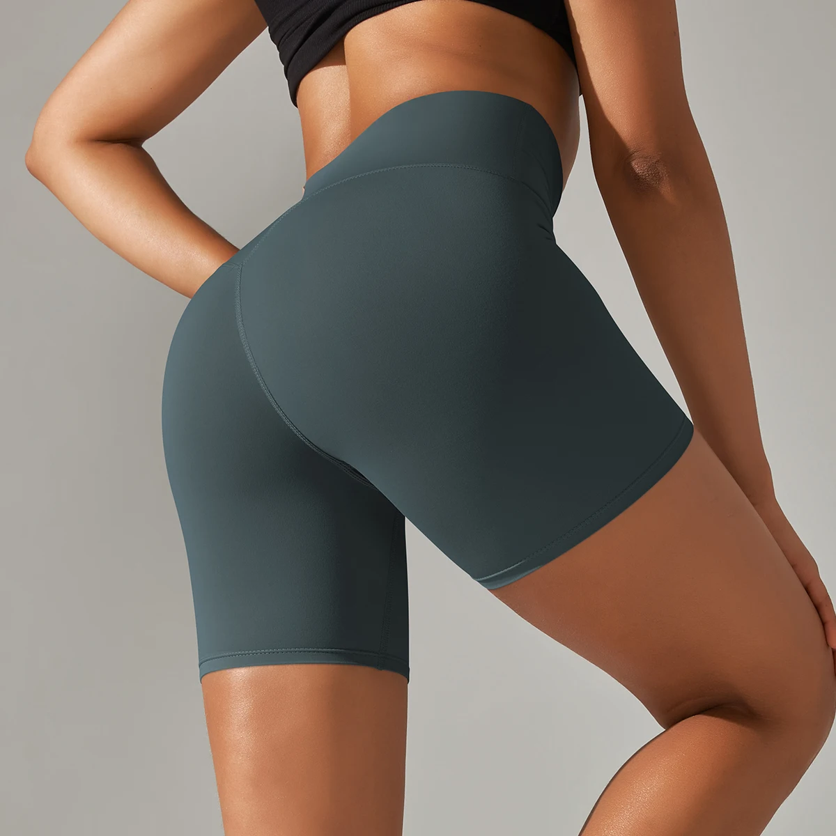 Summer Women's High Waist Yoga and Workout Shorts