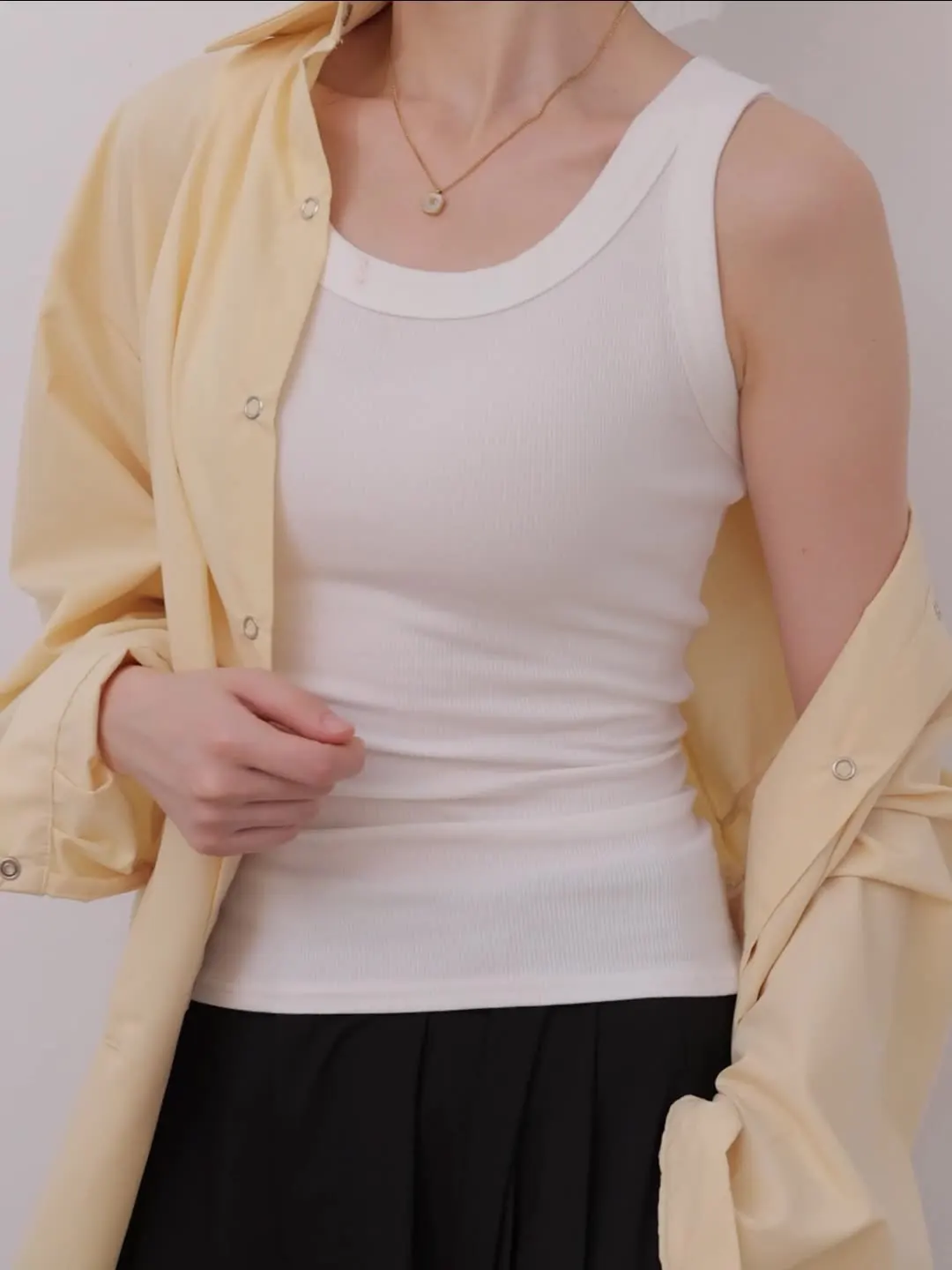 Camiseta sin mangas antideslizante para mujer, camisetas sin