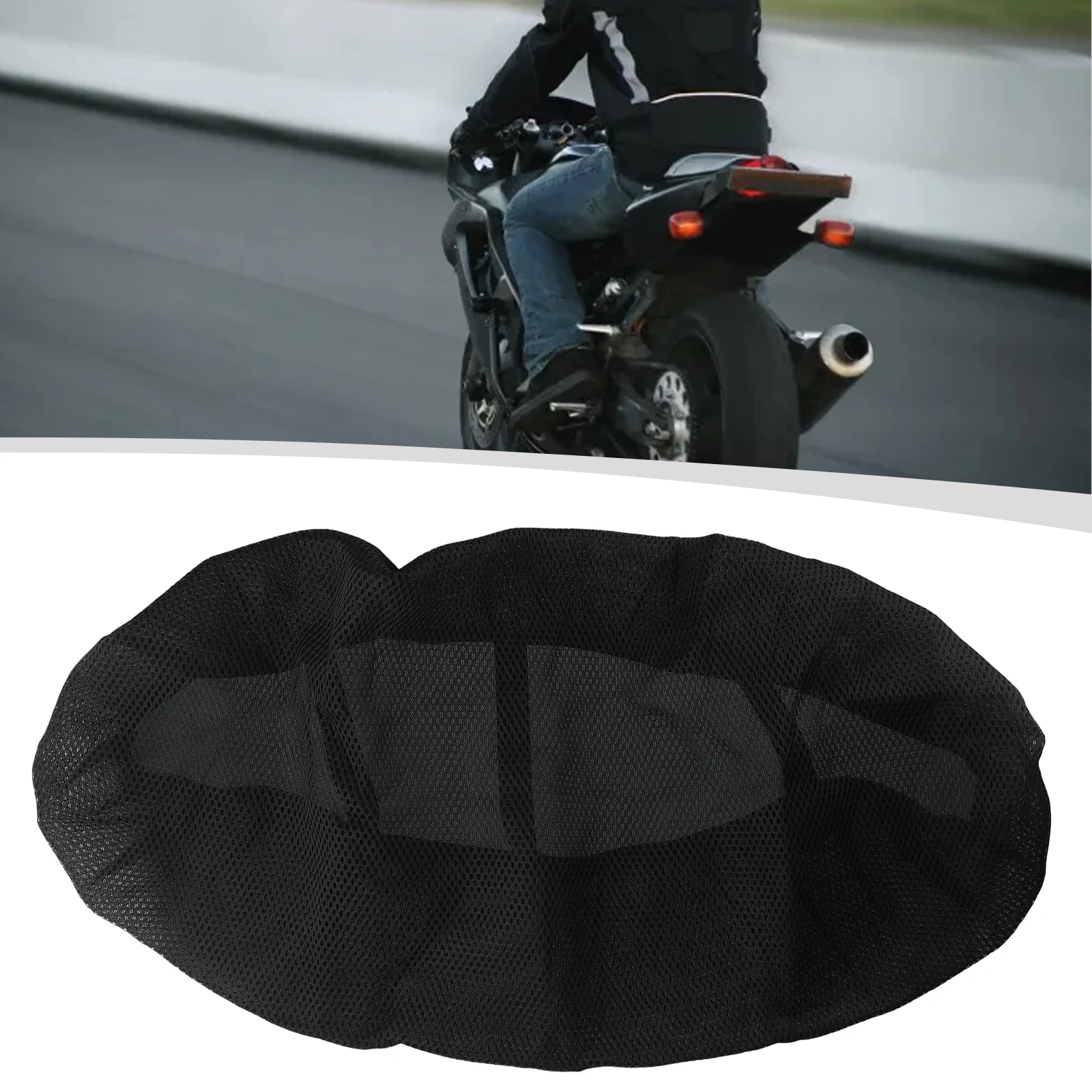 Motorcycle Cushion Seat Cover Motorcycle Mildew-proof Moisture-proof Motorcycle Pad 85*60CM Anti-Slip Brand New