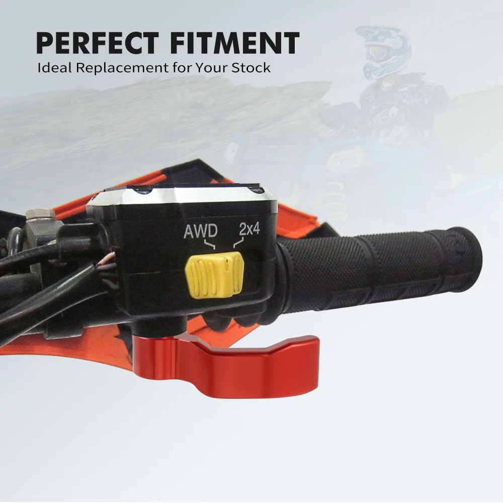 Billet-Daumengashebel für Polaris Sportsman 1000 2015–2018, 850 2009–2018, 570 2014–2018, 550 2009–2013, 450–2018 2017 – Detail 22