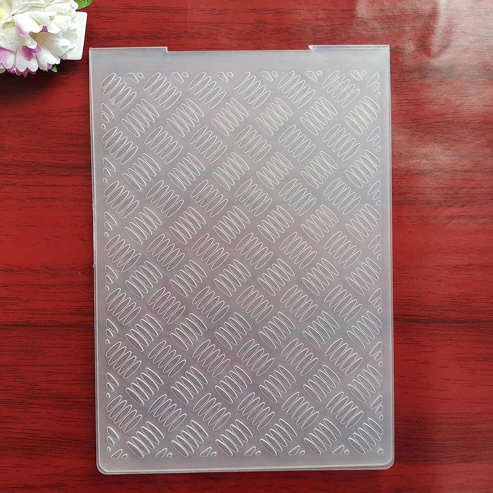 Boat Leaves Scrapbooking Plastic Embossing Folder for Scrapbooking Photo Album Paper Crafts