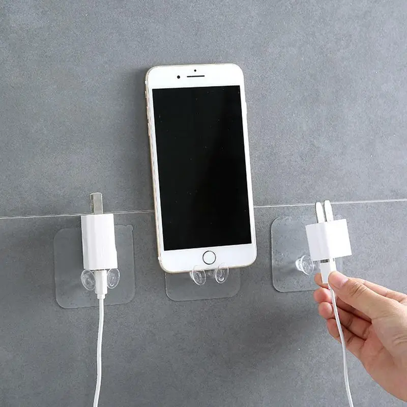 Clear Adhesive Hooks Self Adhesive Hooks Transparent Multi-purpose Nail Free Double Side Hooks For Outdoor Kitchen Room Bathroom