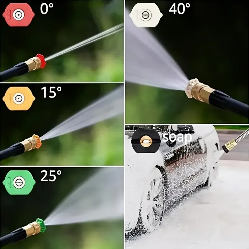 1/4인치 퀵 커넥트 고압 세척기 어댑터 - 라보르/스터윈즈/챔피언/크래프츠맨/파크사이드 자동차 세척기 호환