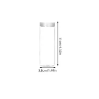6pcs Diameter 30mm Clear Coin Storage Tubes Plastic Coin Boxes Coin Storage Coin Collection Coin Protectors For Quarters Coin Co 2