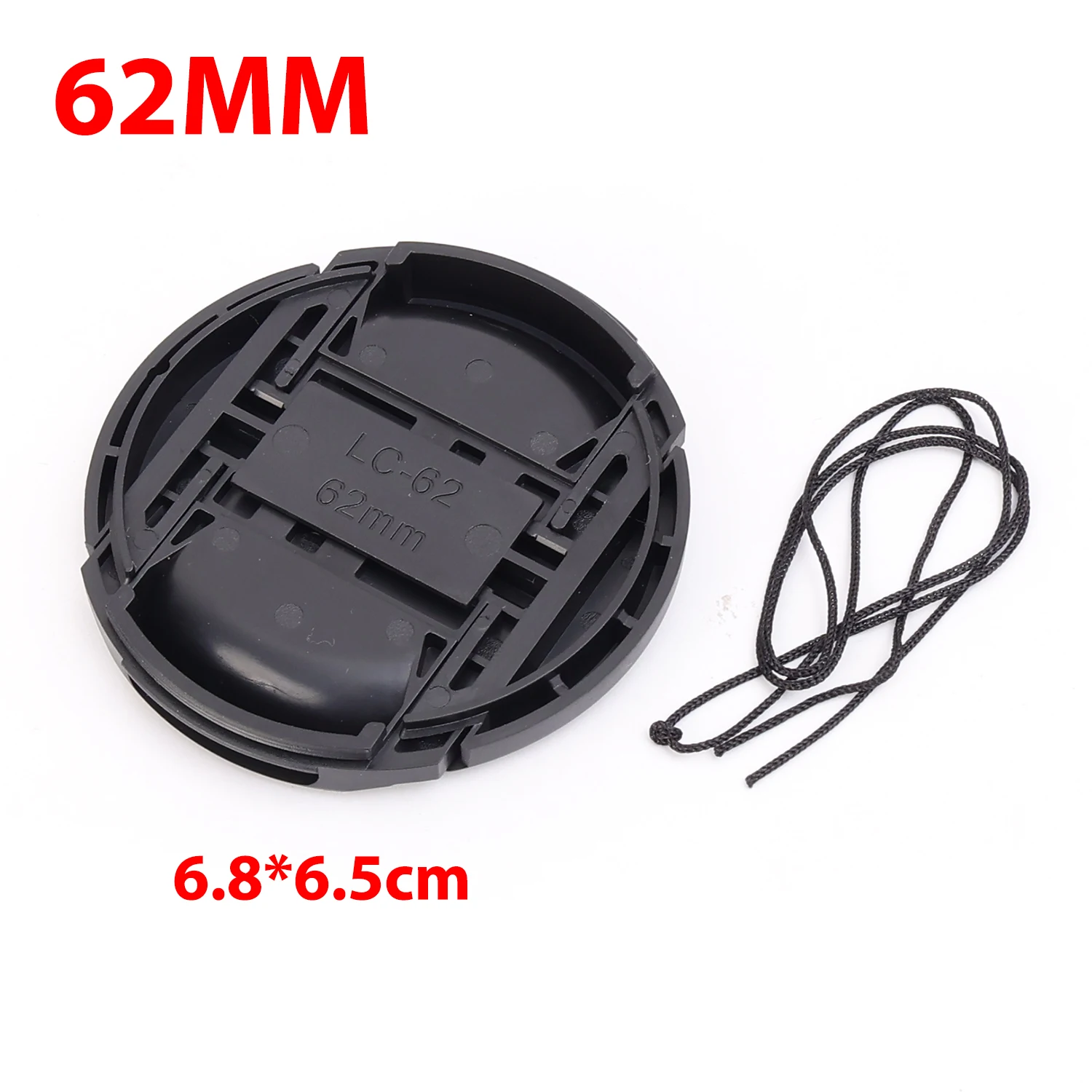Universal DSLR Camera Lens Protection Cover - Front Lens Cap Protector