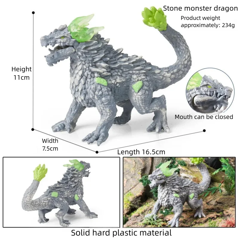 Majestic Mythical Creatures PVC Figurine Collection - Fire Phoenix & Griffin