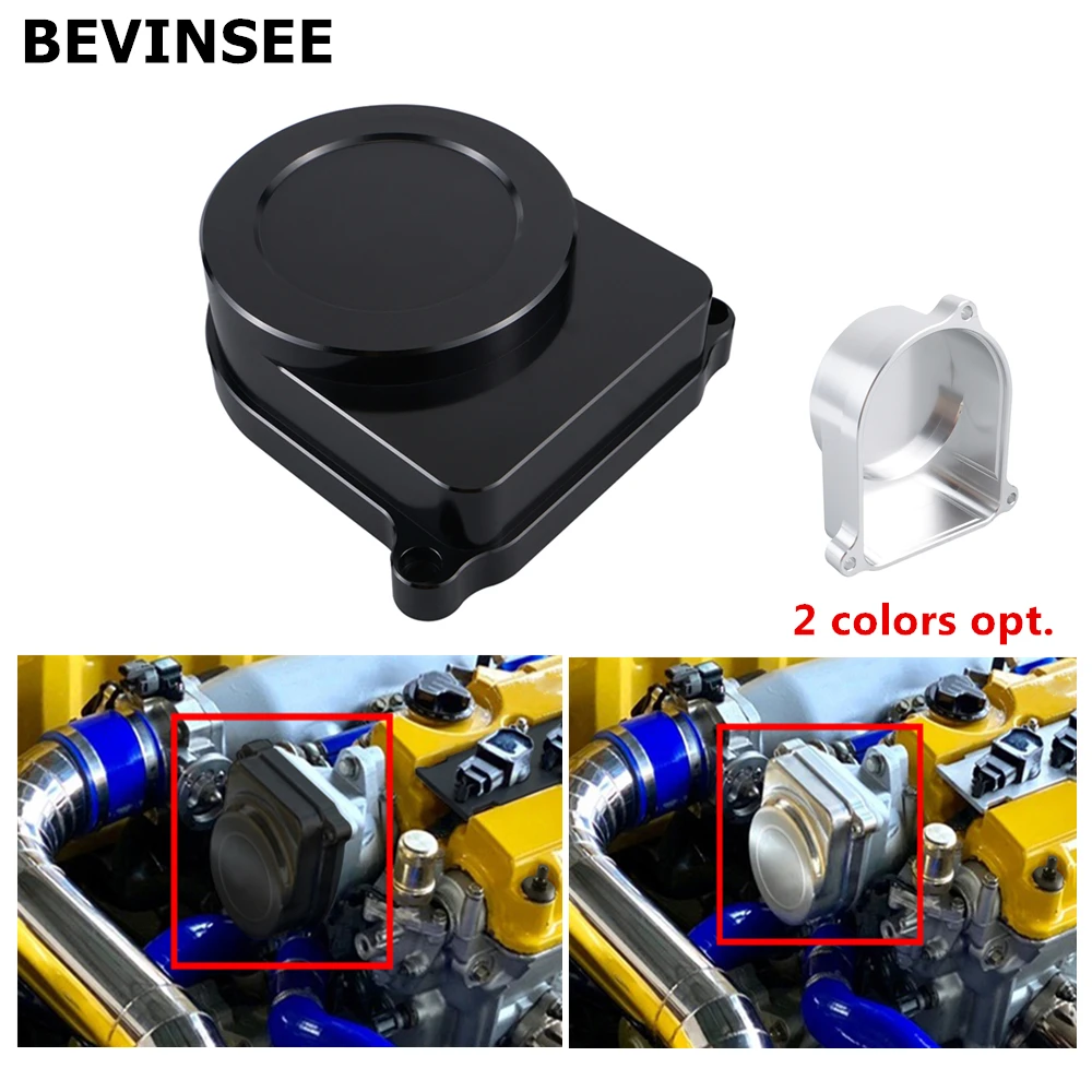 BEVINSEE Cop Distributor Cap Plate For Honda Acura Integra B18A B Civic Si Del Sol Si Prelude Si VTEC Aluminum Car Accessories