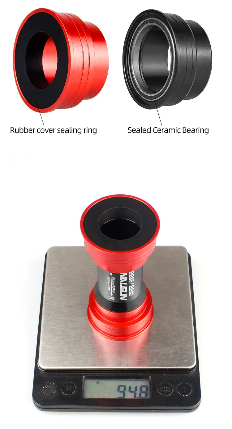 BB86 BB92 Bike Bottom Bracket Ceramic BB for MTB Road PF4124 PF4130 PF41DUB 41mm 24mm 30mm 29mm DUB Gxp 105 Bicycle Crank Parts
