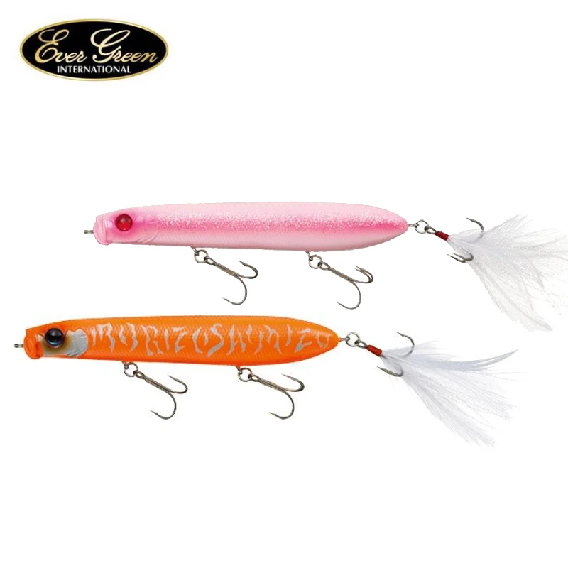 

EVERGREEN Showerblows Shorty Floating Pencil Water Surface Tyrant Luya Bait 16.3G 9.3G Long Shot Japan EG Bait Artificial Lure