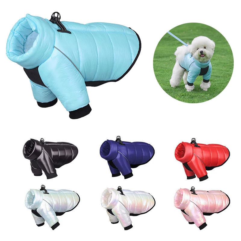 Waterproof Dog Clothes Winter Warm Dog Cotton Jacket Puppy Cat French Bulldog Pug Yorkies Coat