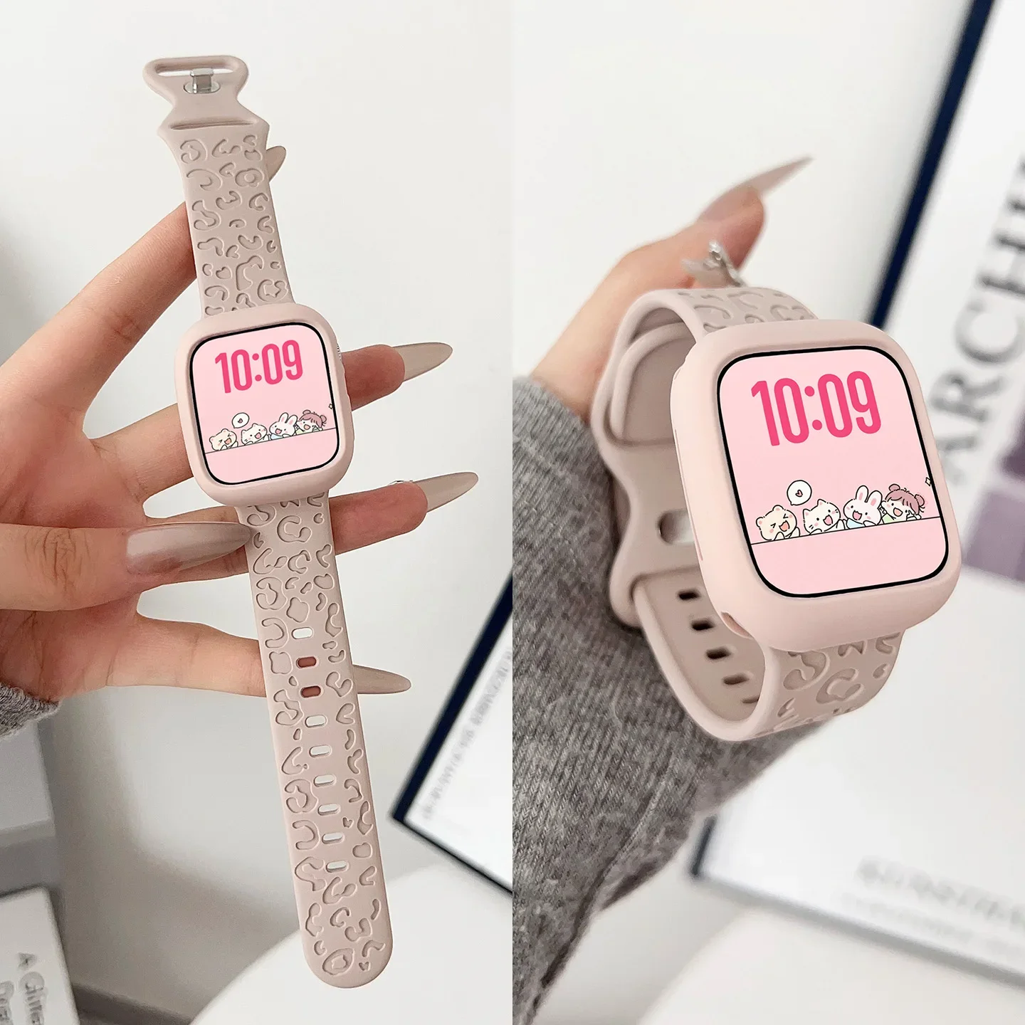 Gehäuse + Armband für Apple Watch 11-10 46 mm 42/40 mm 44/41/45 mm Stoßstangenschutz TPU weiche Silikonhülle iWatch Serie 9 8 7 6 5 4 SE 3 – Detail 9
