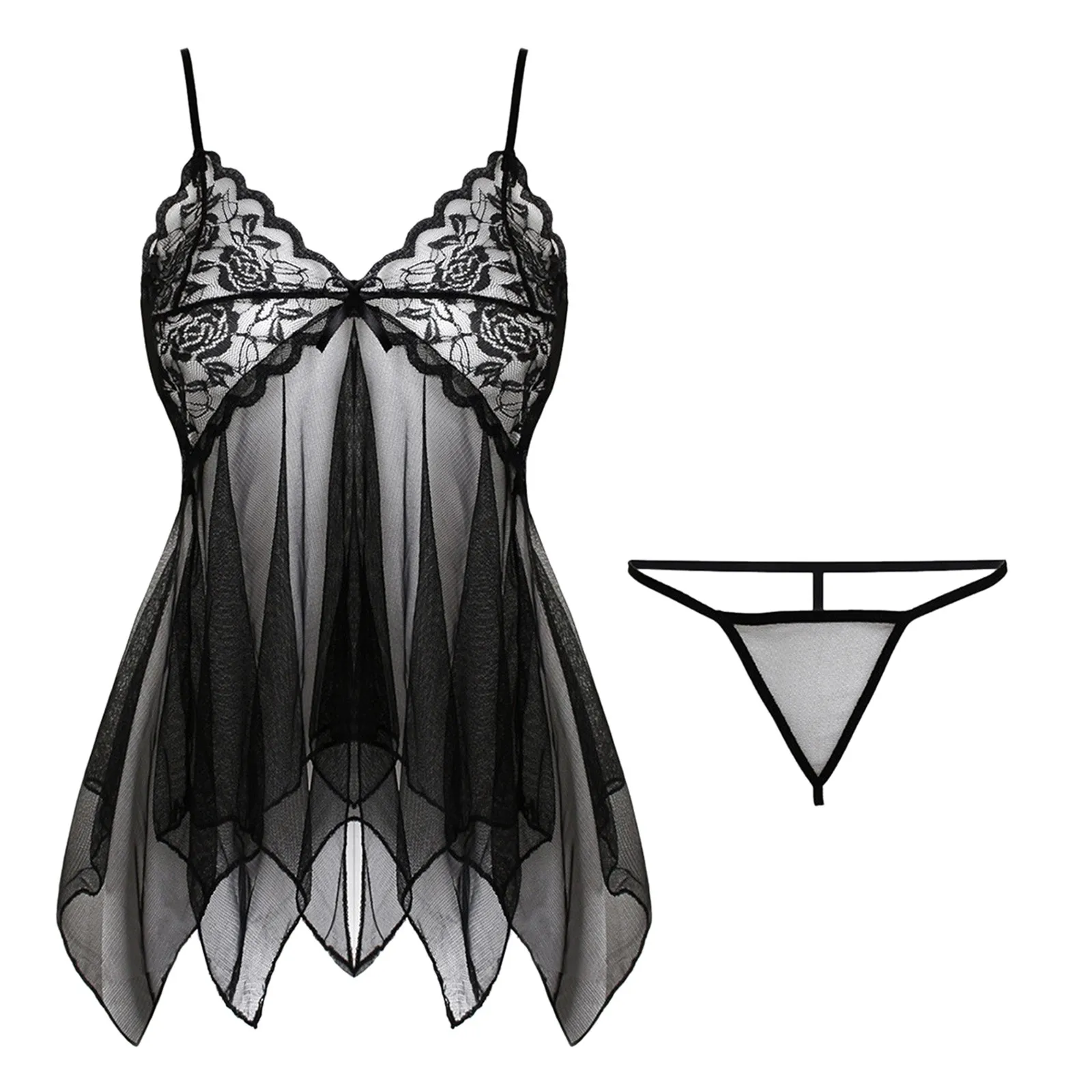 2023 Sexy Lingerie Hot Woman Underwear Erotic Porn Babydoll Lingerie Teddy Sleepwear Lenceria Sexy Costumes Sex Nighties_voghion.com