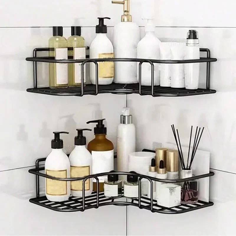 Iron Triangle Rack Kitchen Bathroom Storage Corner