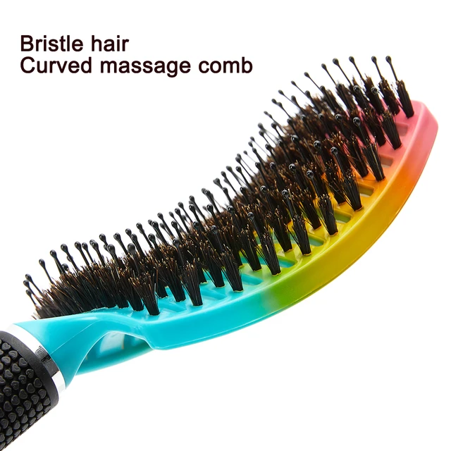 Peigne de massage du cuir chevelu pour salon de coiffure, brosse à