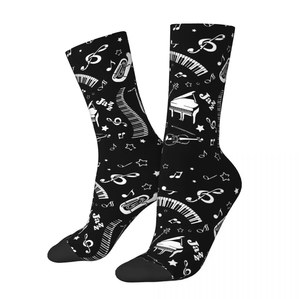 

Musical Instruments Socks Male Mens Women Spring Stockings Hip Hop