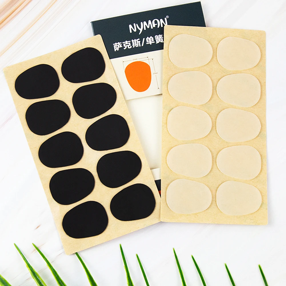 Silicone Saxophone Mouthpiece Cushions Clarinet Tooth Pad Mouthpiece Protector Musical Instrument Accessories 10 Pcs saxophone mouthpiece cushions