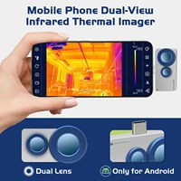 For Android Phone Thermal Imaging Camera, 256x192 IR Resolution & 640x480 Visible Camera, 25Hz Temp Alarm, Type-C Interface