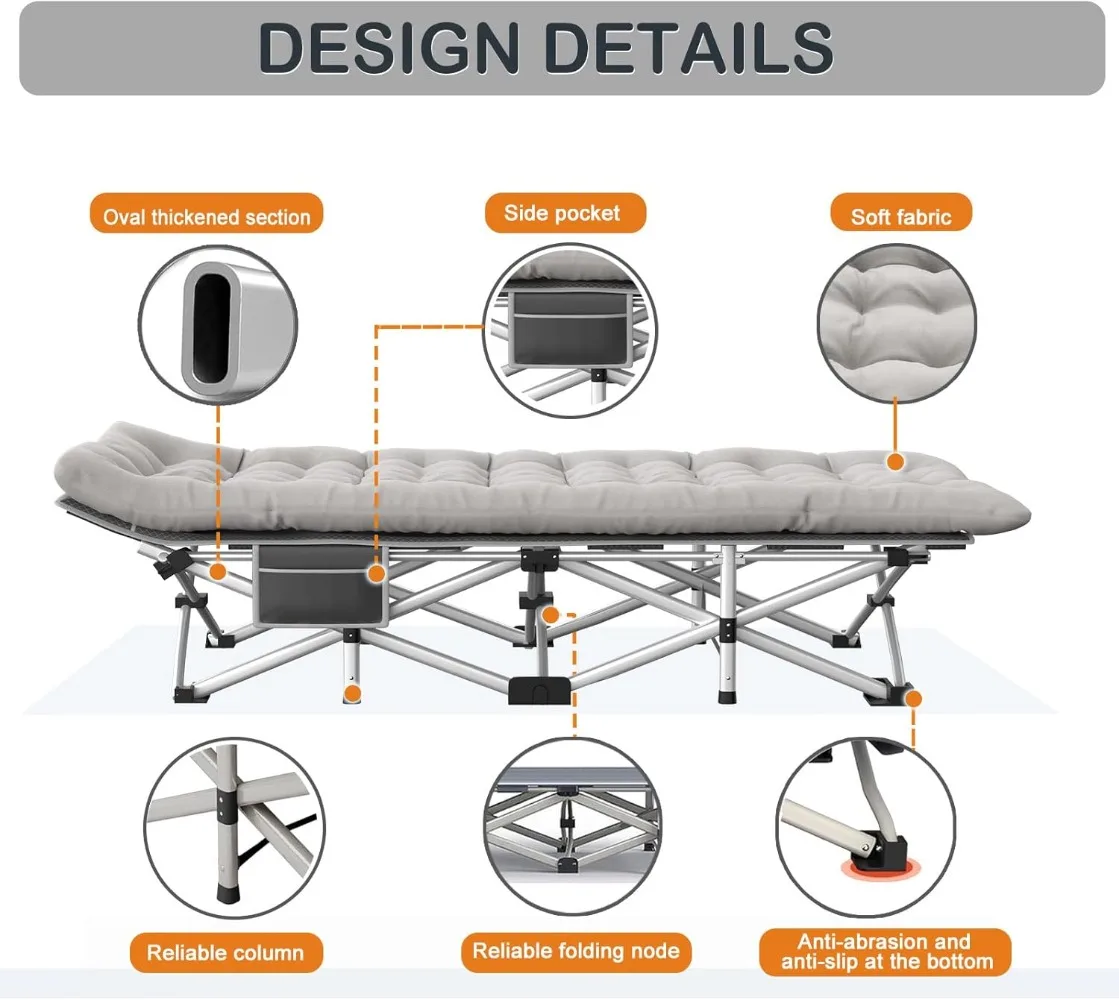 1 Pack Folding Camping Cots 1
