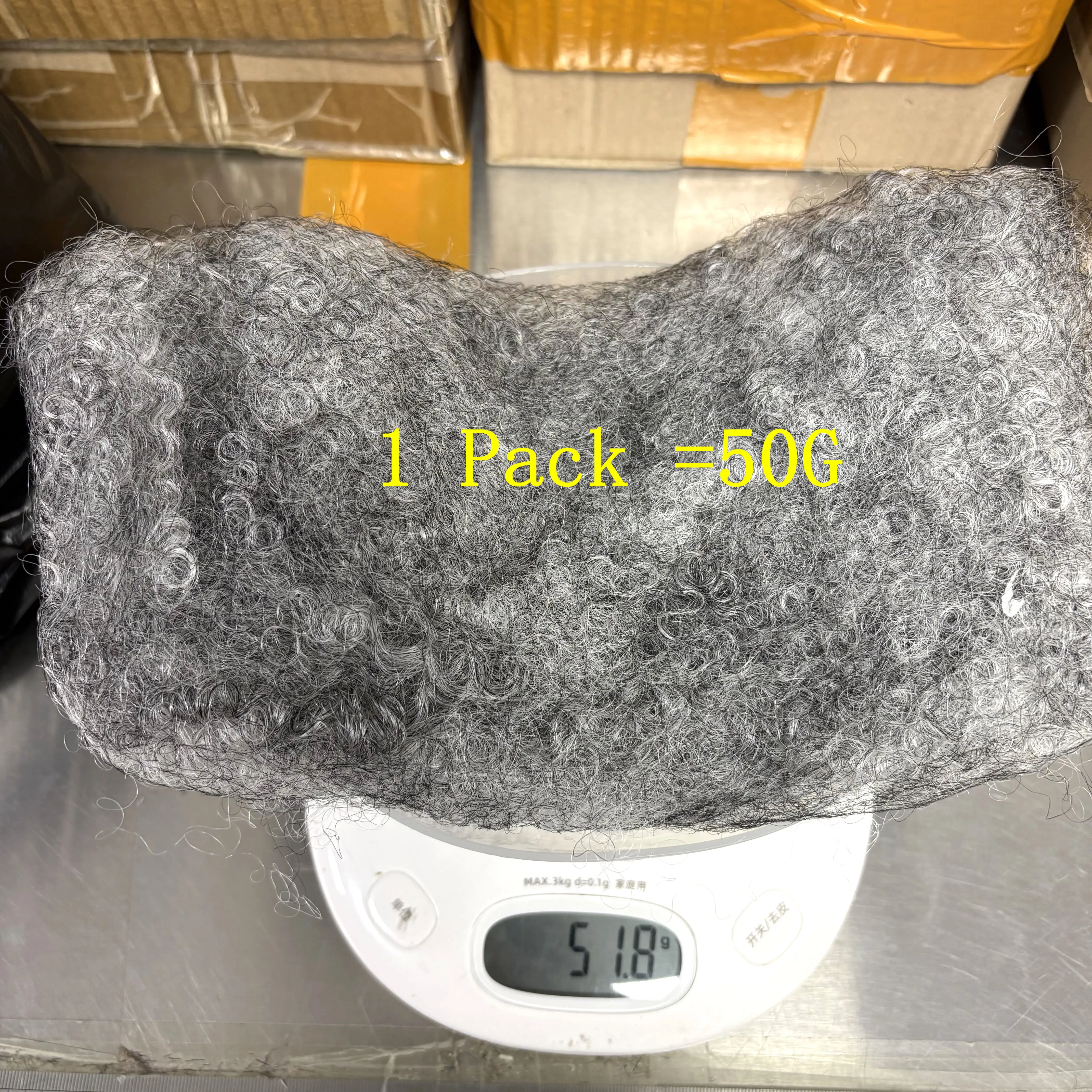 50g/Pack 613# 4C Afro Kinky Bulk Human Hair for Twist Loc Repair Braiding Dreadlock Extensions 100% Human Hair Bulk Extension 5