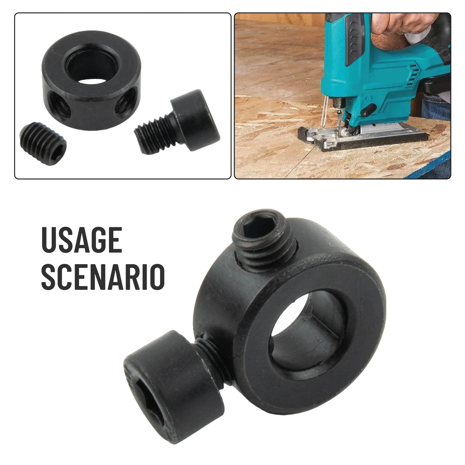 

Matal Clamping Block Jig Saw Carbon Brush Clamping Block For 4304 Jig Saw Saw Blade Accessories Black