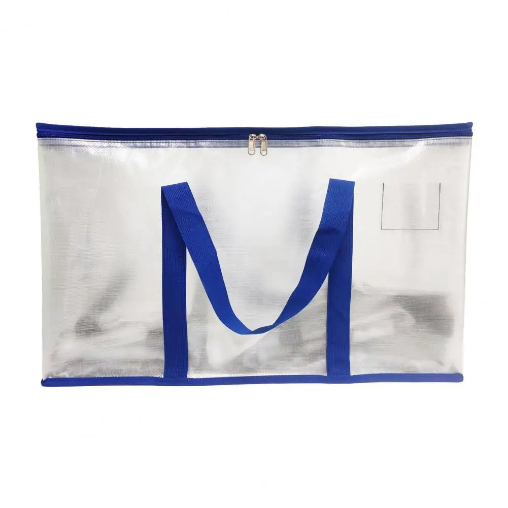 

Quilt Organizer Extra Quilt Clothes Storage Bag Reinforced Handle Zipper Closure Space Saving Capacity Ideal for Moving Capacity