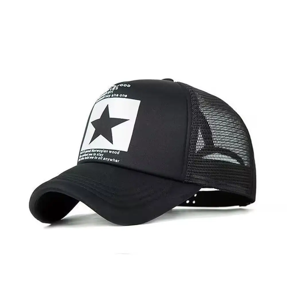 Trendy Unisex Cotton Mesh Snapback Hat
