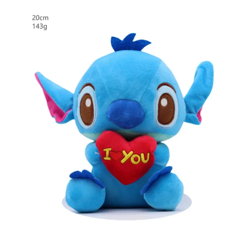 Lilo & Stitch Plush Toy Disney Doll Cartoon Animals Stitch Angel Pandent Keychain Kids Gift plush toy