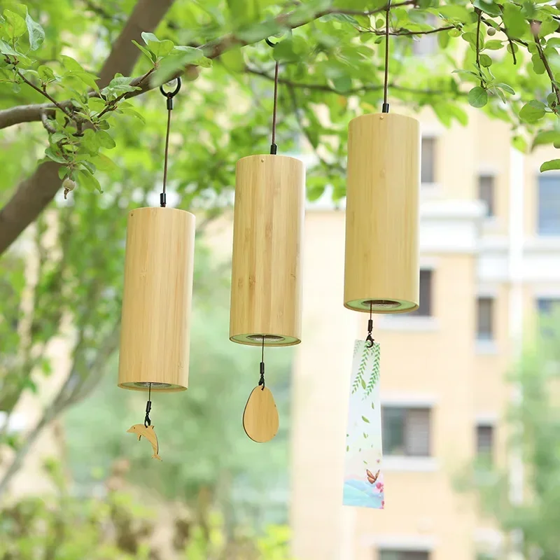 Windbell Bamboo Chord Wind Chimes 8 Rods Notes Zen Meditation C G Dm Am Chord