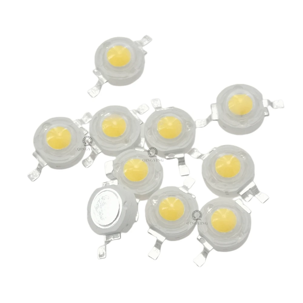 1W 3W LED Chip Epistar High Power Lamp Beads 3V 3.2V-3.6V Warm Nature Cold White 3000K 4500K 6500K 10000K 20000K 30000K 10pcs led lamp beads