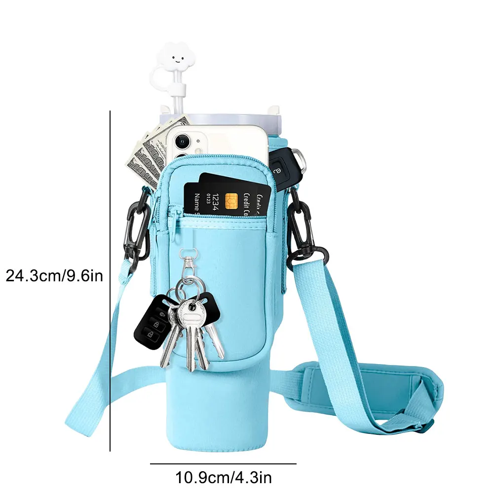 Neoprene Water Bottle with Carrier Bag 6