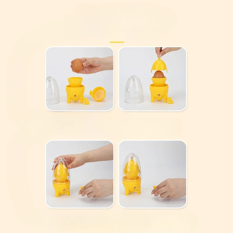 Hand Egg Shaker Grade Silicone Mix Egg Shaker Manual Mixing Eggs Spin Mixer Cooking Baking Tools Kitchen Accessories Whisk