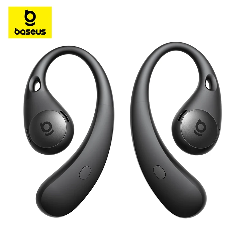 Baseus Bass BF1 Earphones Open-ear Wireless Bluetooth 6.0 Headset Call Noise Reduction Earbuds LDAC IPX7 Waterproof Headphones