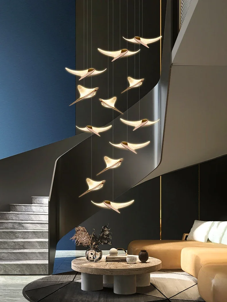 Seagull Staircase Pendant Lamp image 10
